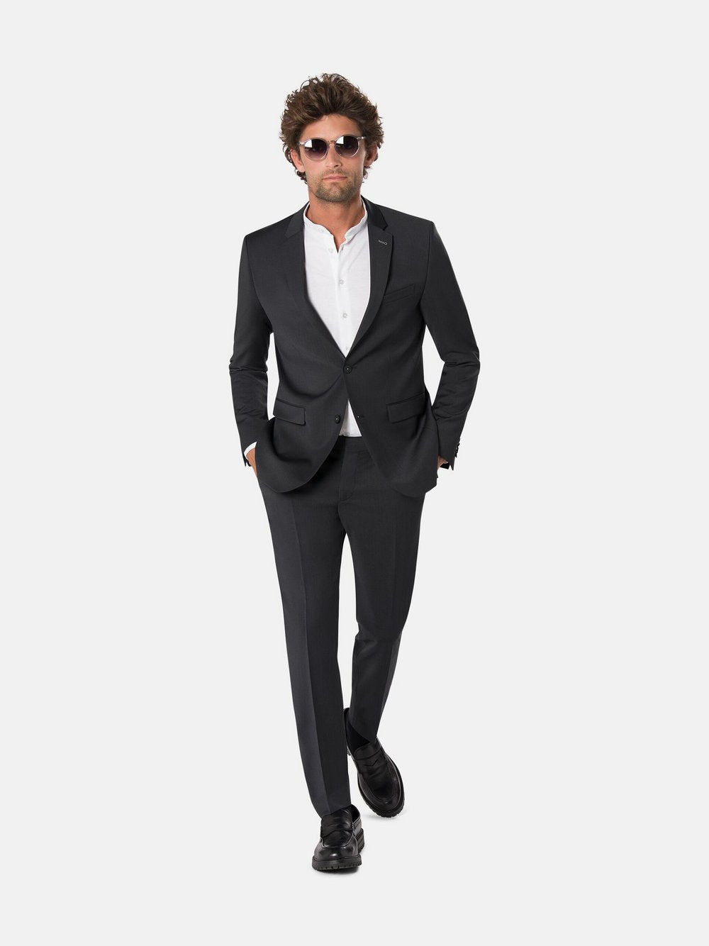 Benvenuto Business-Anzug Herren Slim Fit