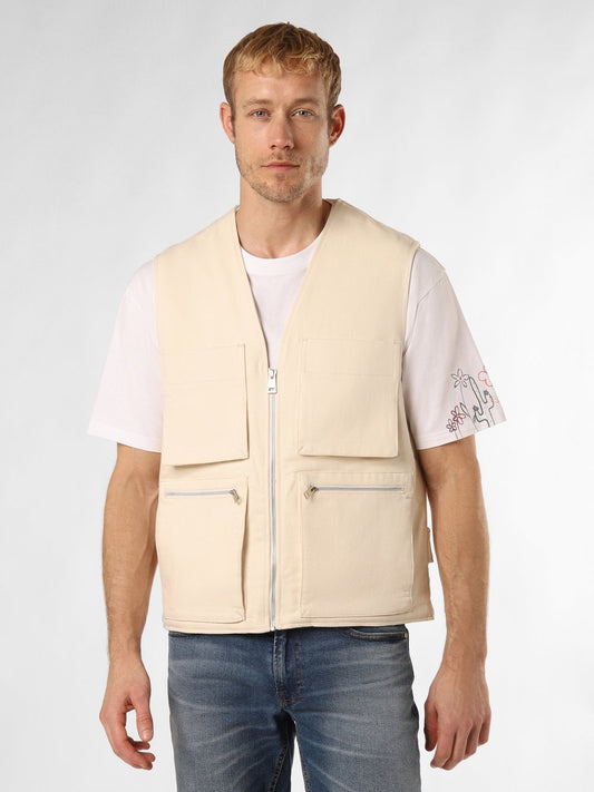 Finshley & Harding London Weste Herren Baumwolle