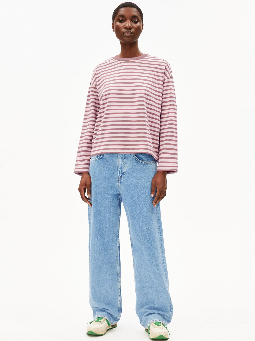 ARMEDANGELS Sweatshirt Damen Baumwolle gestreift