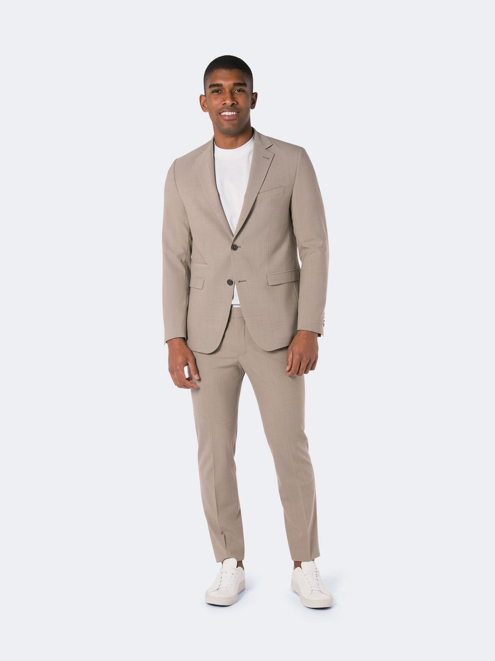 Benvenuto Anzugsakko Herren Slim Fit meliert