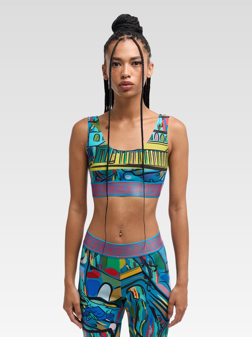 Carlo Colucci Sweatshirt Herren Baumwolle bedruckt