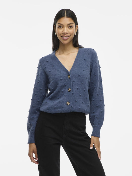 Vila Strickjacke Damen strukturiert