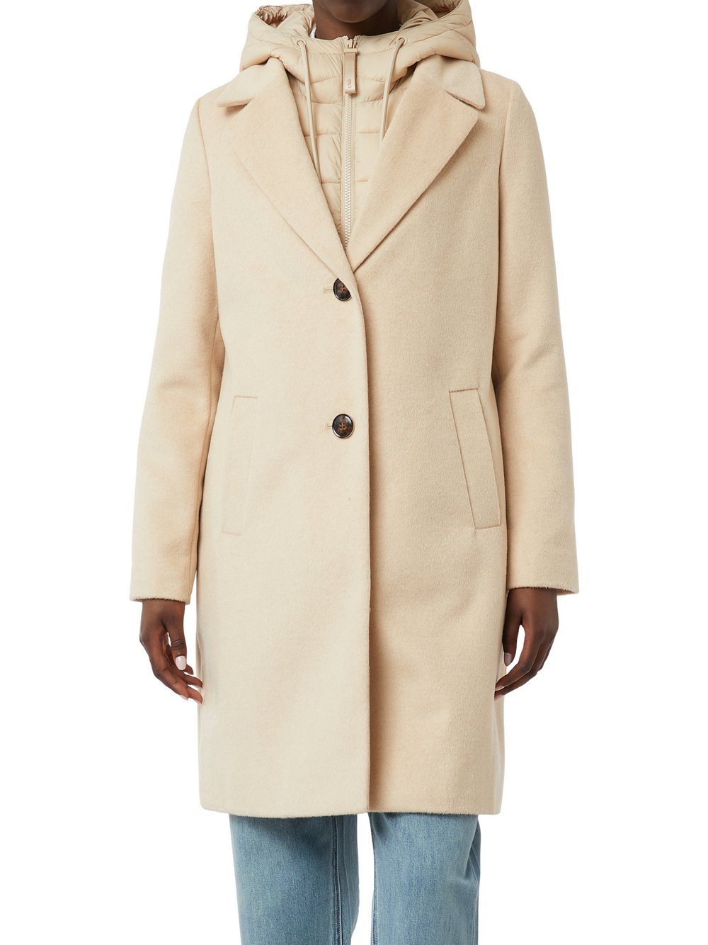 comma casual identity Kurzmantel mit Woll-Anteil Damen