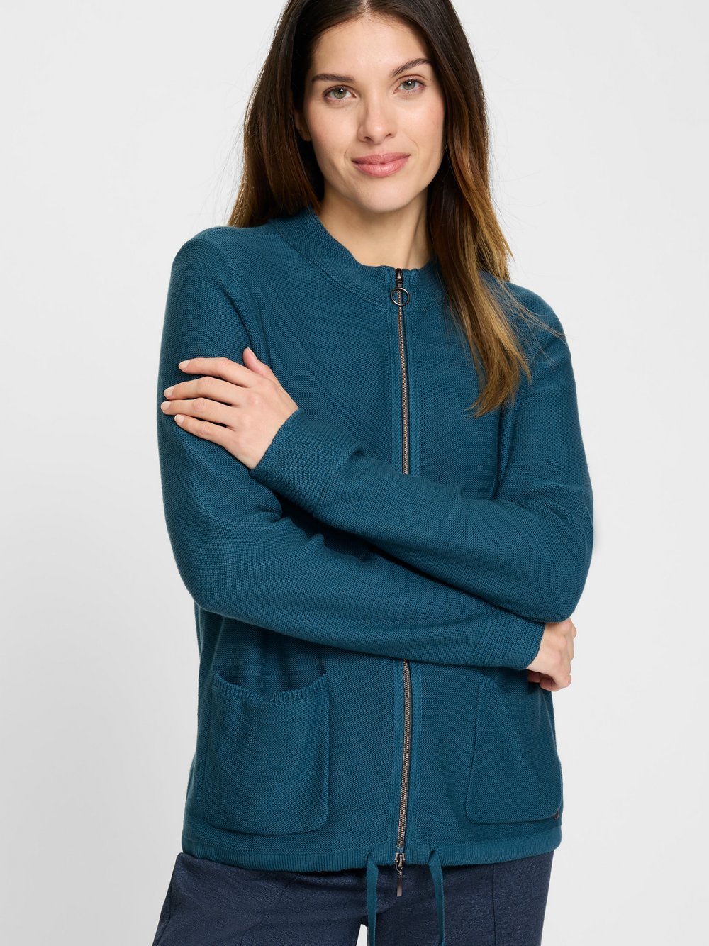 Olsen Strickjacke Damen Baumwolle