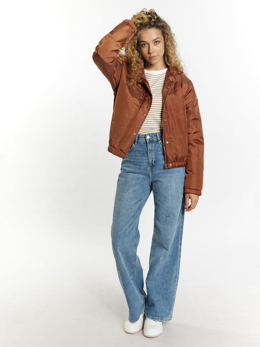 MyMo Leicht wattierte Blousonjacke Damen gestreift