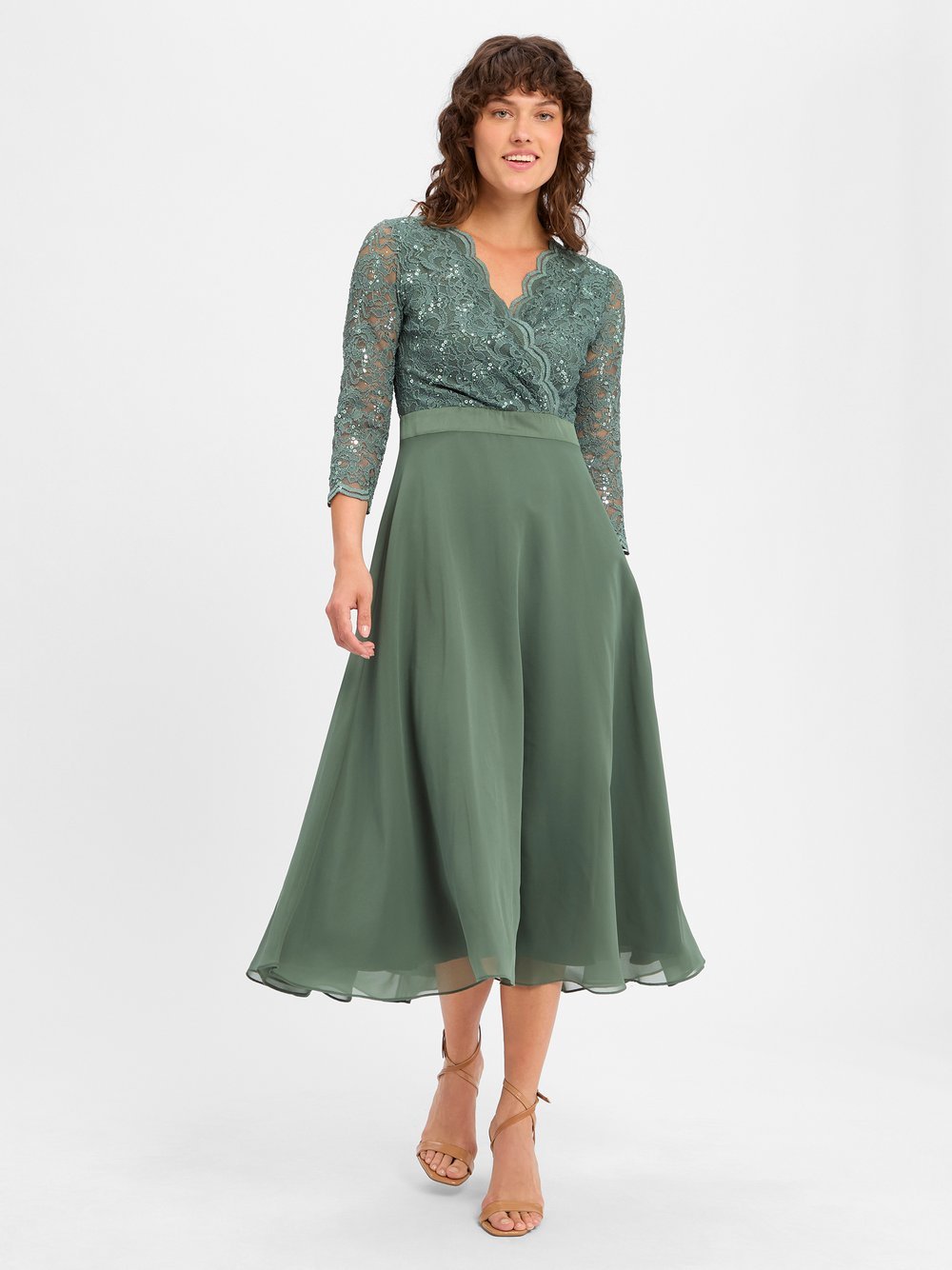 Swing Abendkleid Damen Chiffon