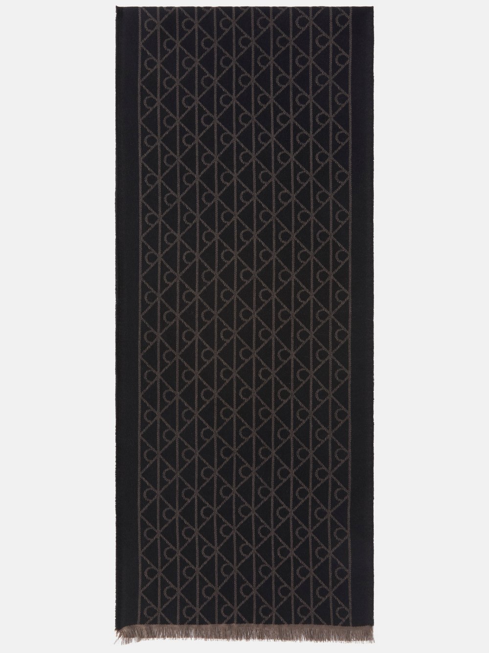 Calvin Klein Wollschal Herren Wolle gemustert