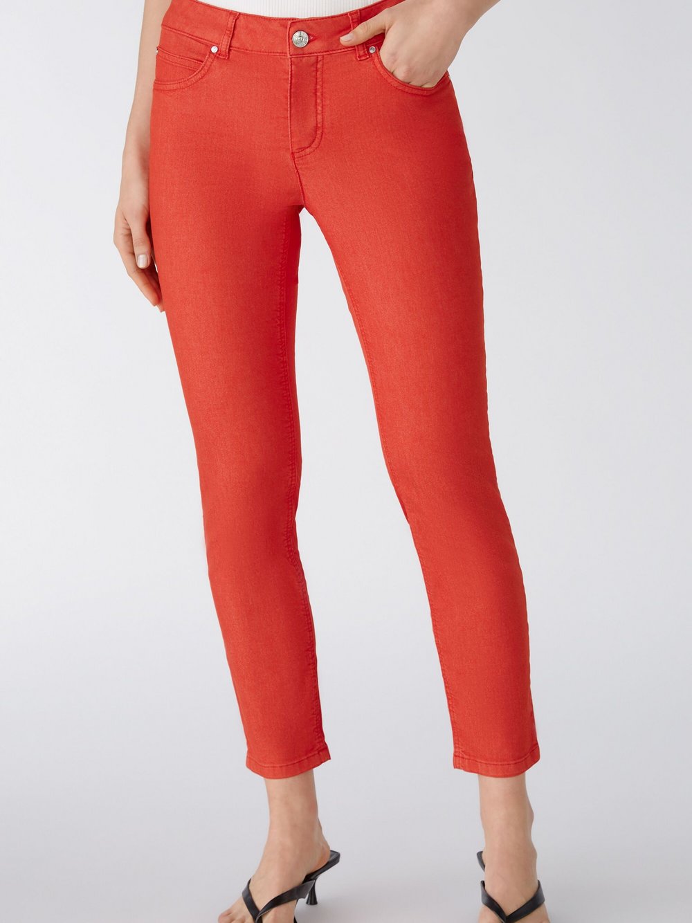 Oui Jeggings Damen Baumwolle