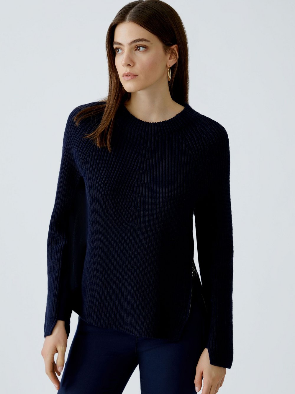 Oui Pullover Damen Baumwolle