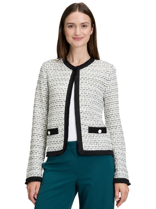 Betty & Co Strickjacke Damen Boucle gemustert