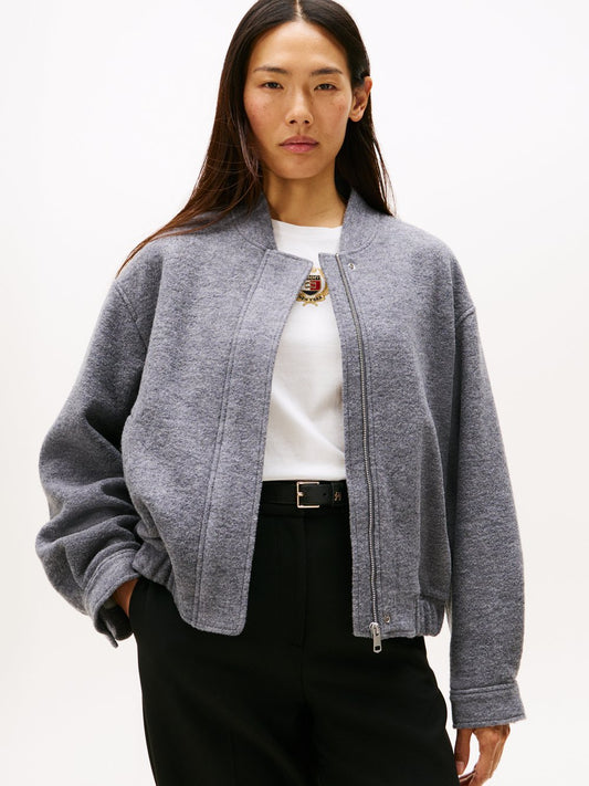 Tommy Hilfiger Woll-Blouson Damen Wolle meliert