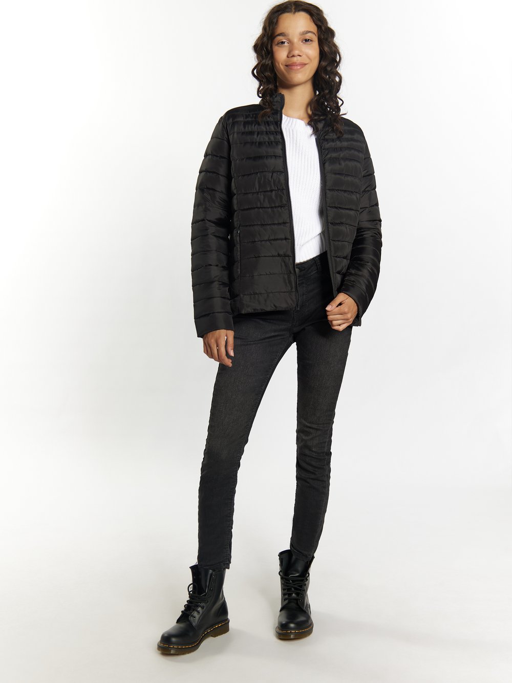 MyMo Leicht wattierte Jacke Damen gestreift