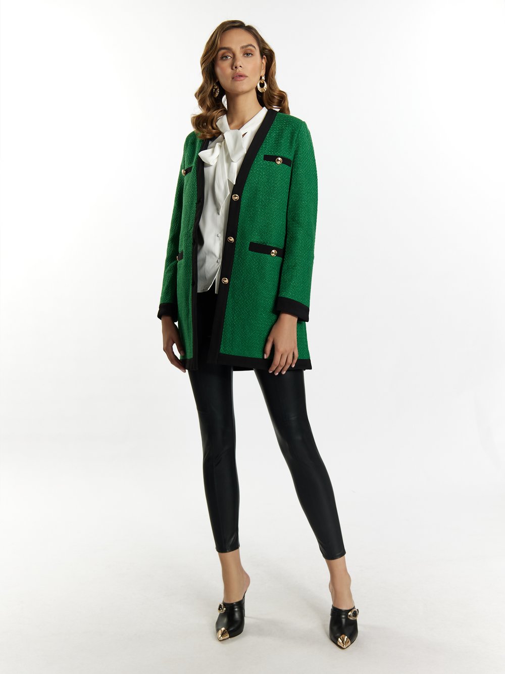 Faina Bouclé-Blazer Damen Wolle
