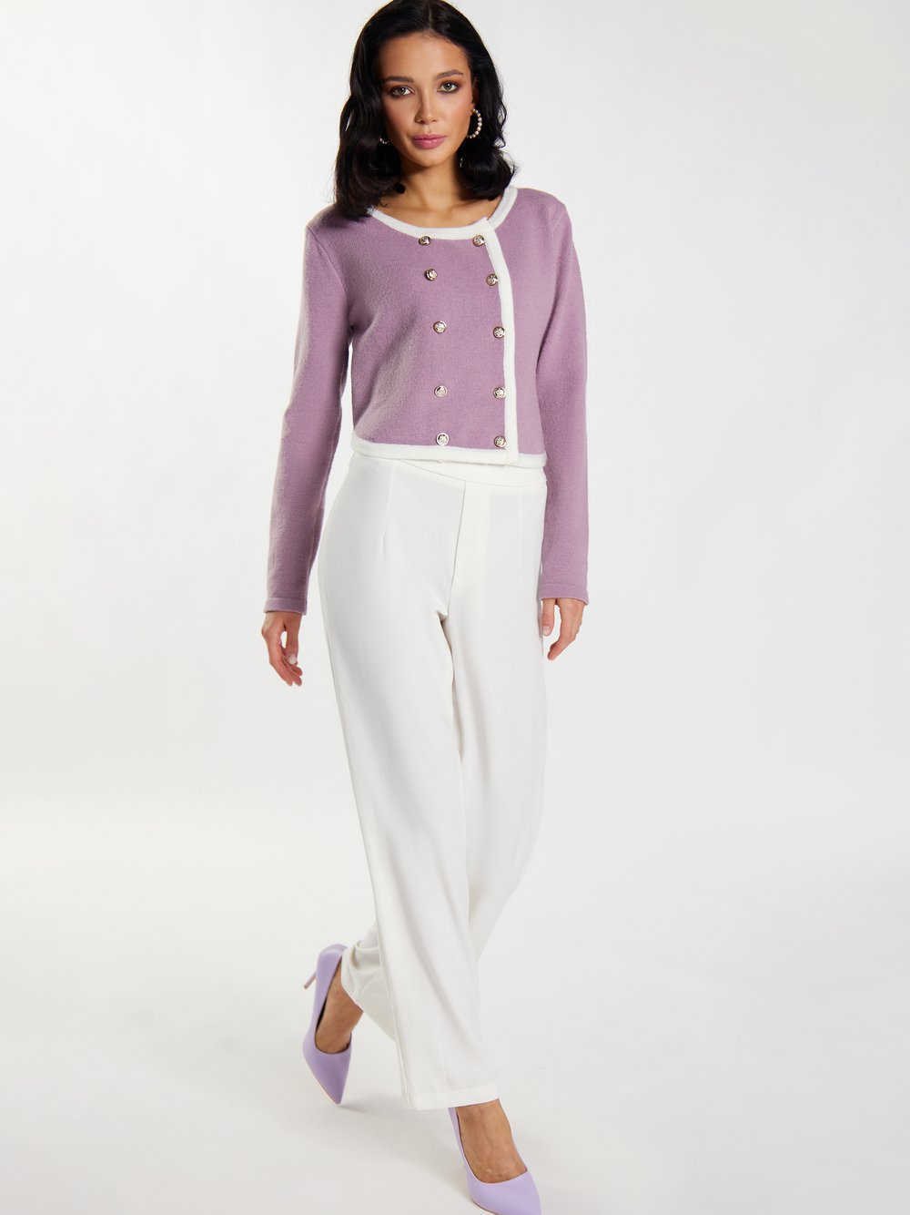 Faina Strickjacke Damen Polyamid