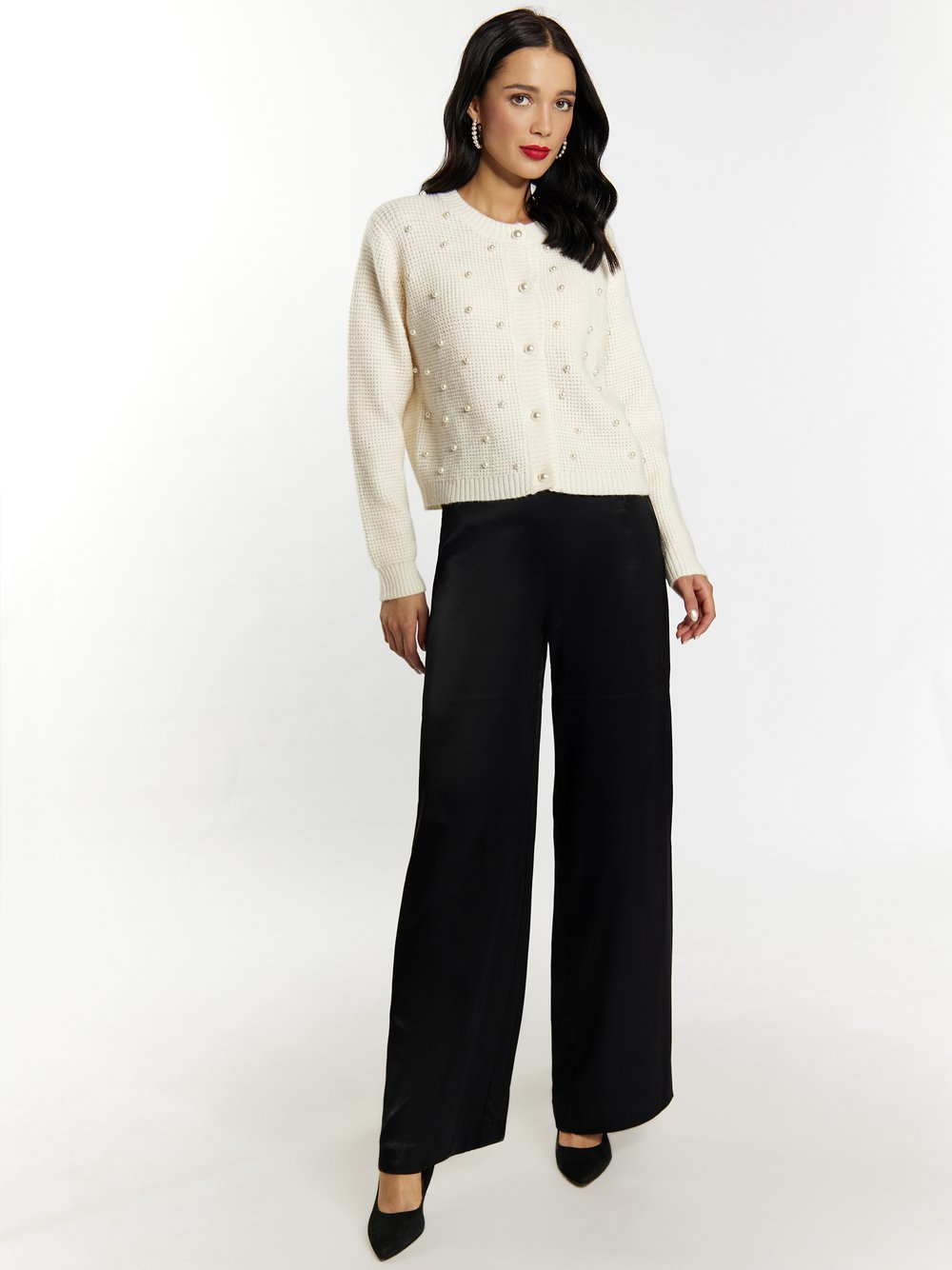 Faina Strickjacke Damen Polyamid