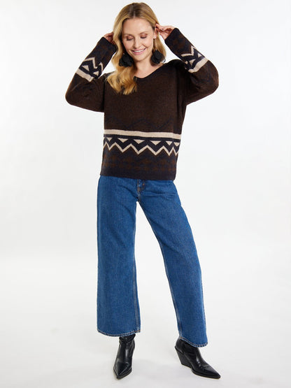 Usha Zur Seite fahren Damen gemustert