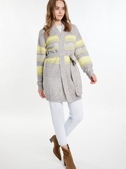 IZIA Strickjacke Damen gemustert