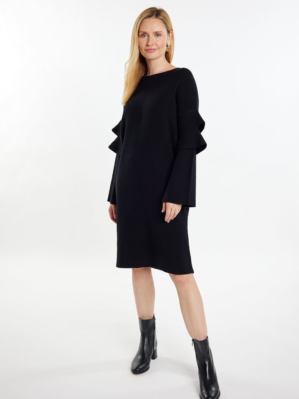 Usha Strickkleid Damen Viskose