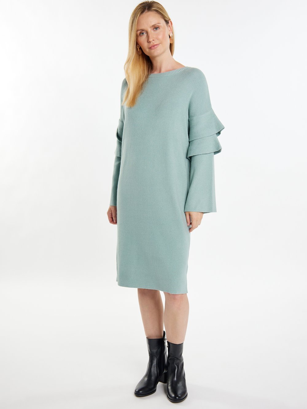 Usha Strickkleid Damen Viskose