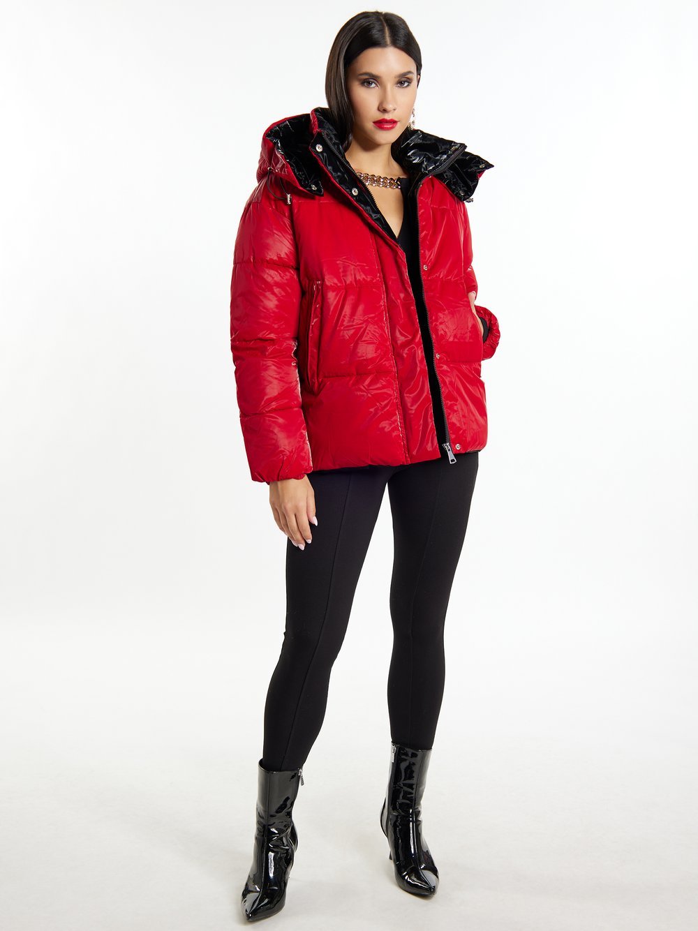 Faina Steppjacke Damen gemustert