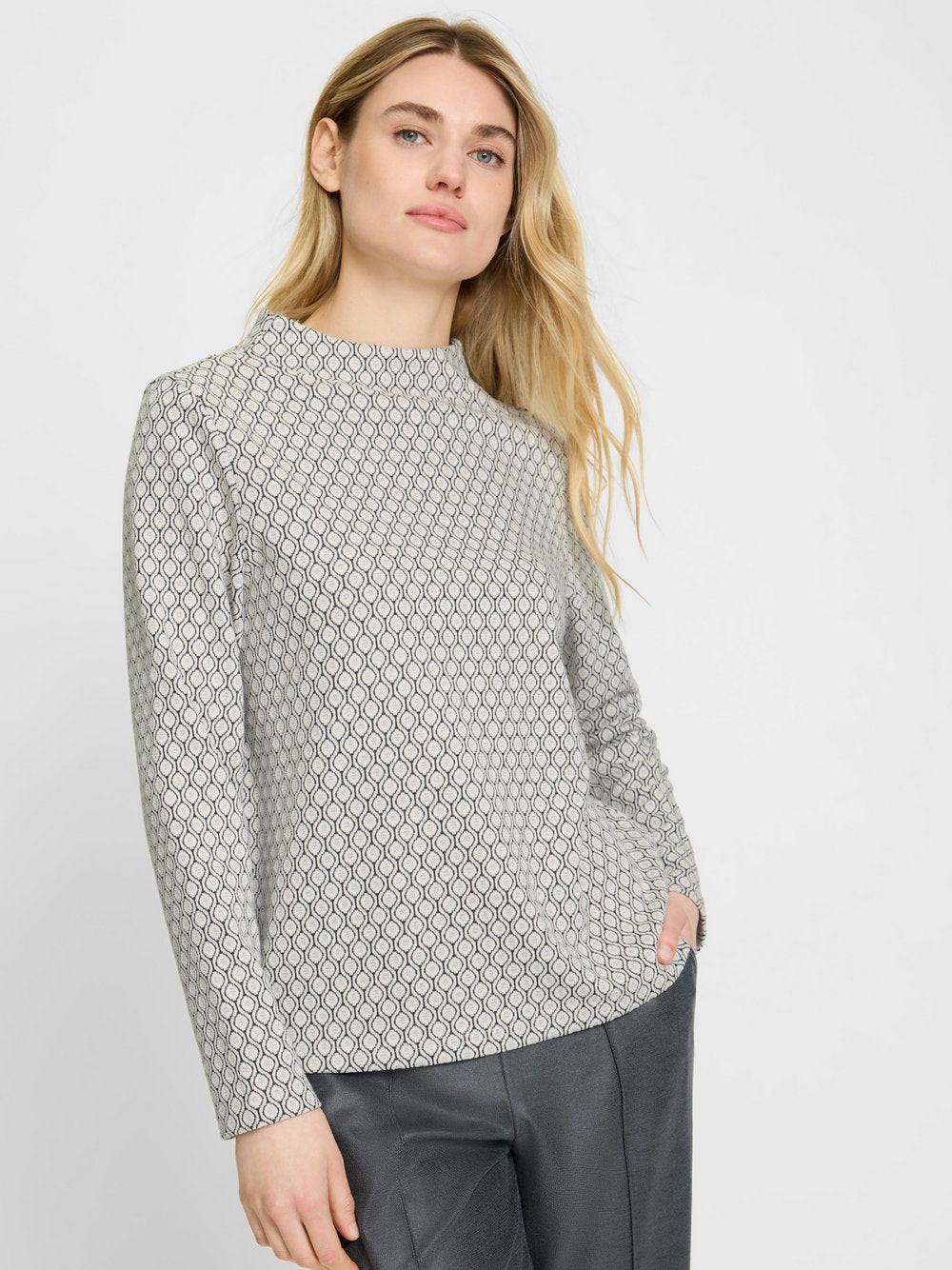Olsen Sweatshirt Damen gemustert