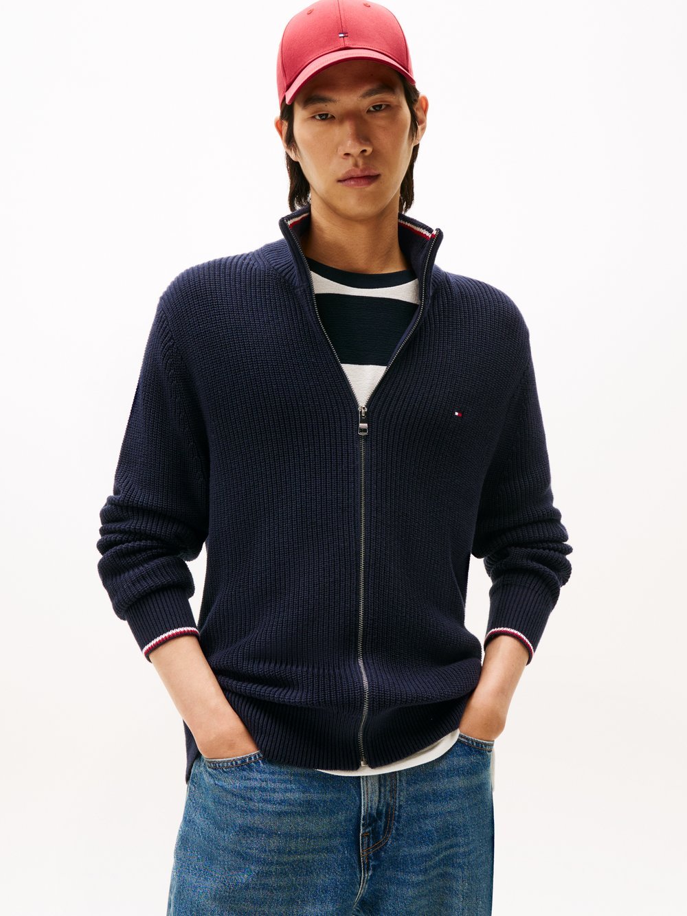 Tommy Hilfiger Strickjacke Herren Baumwolle