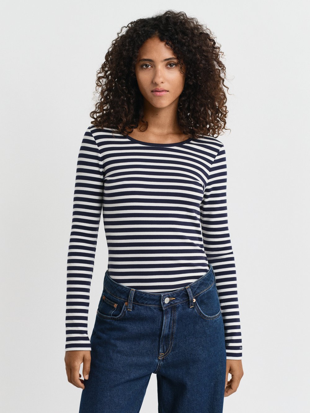 Gant Langarmshirt Damen Jersey gestreift
