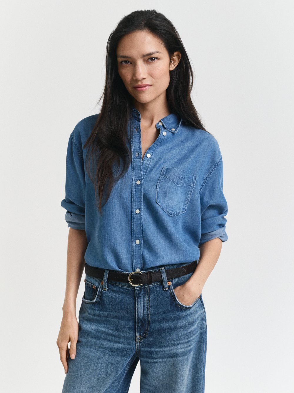 Gant Hemdbluse Damen Lyocell