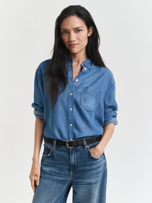 Gant Hemdbluse Damen Lyocell