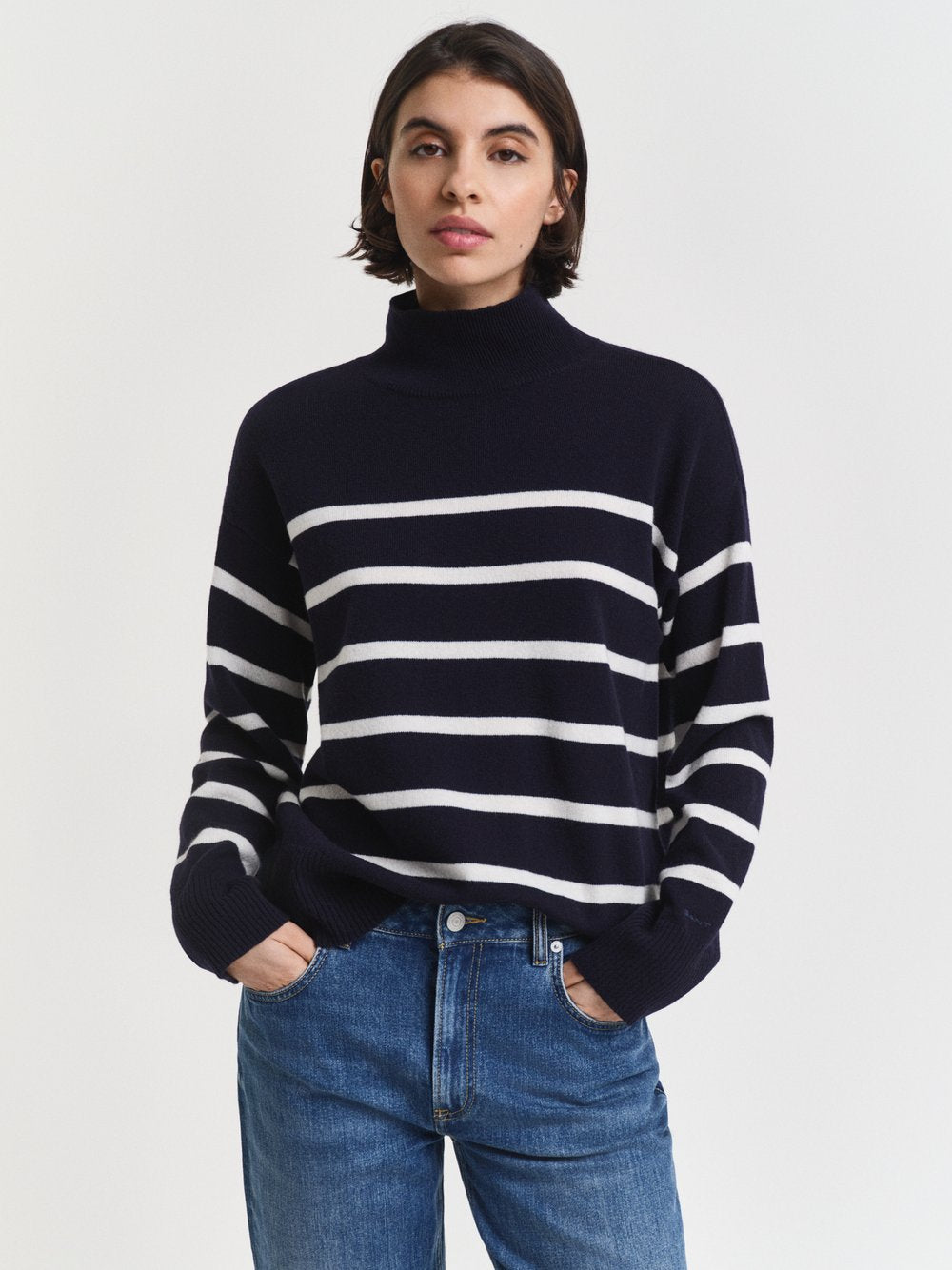 Gant Strickpullover Damen Lambswool gestreift