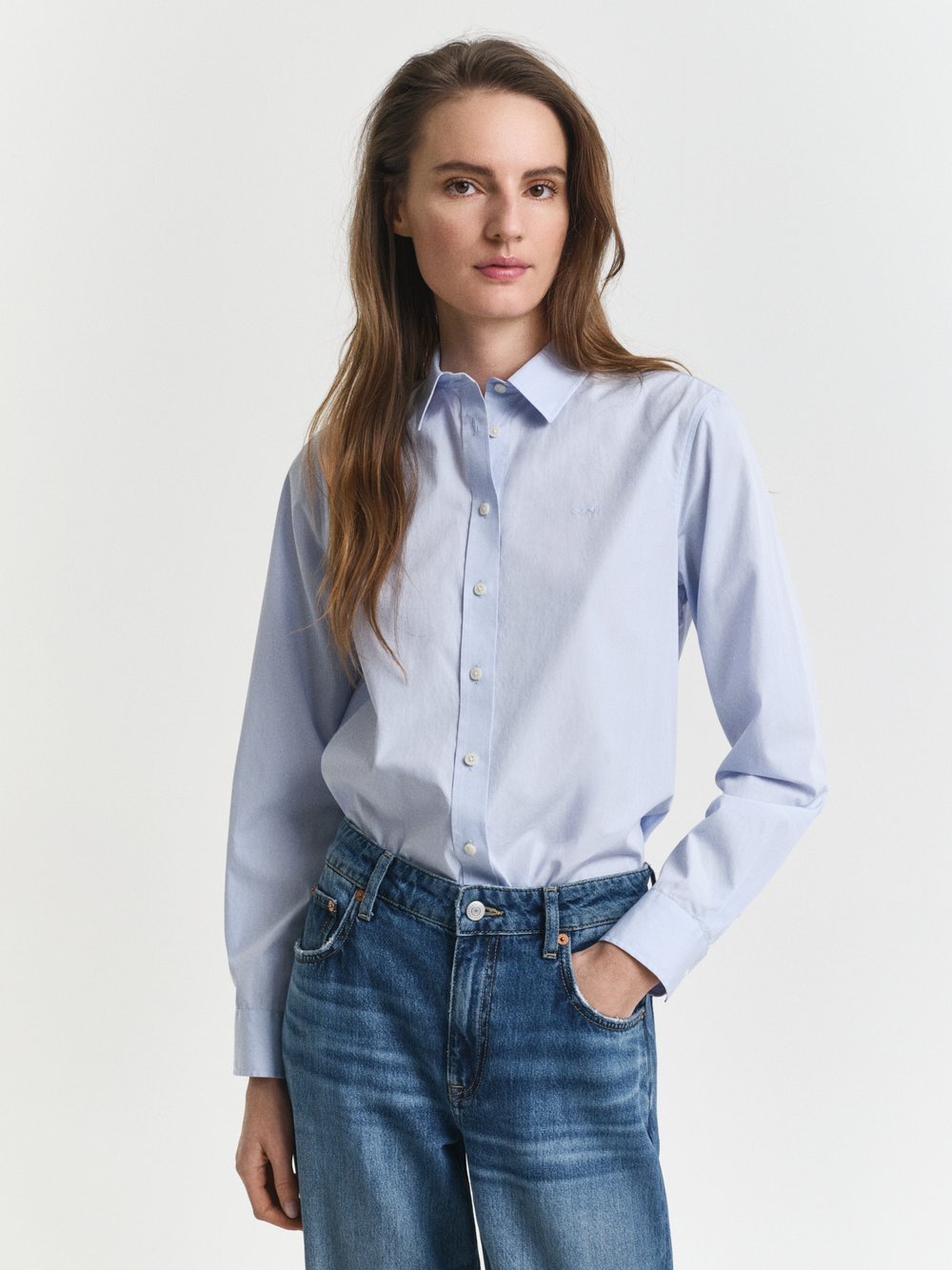 Gant Hemdbluse Damen Baumwolle