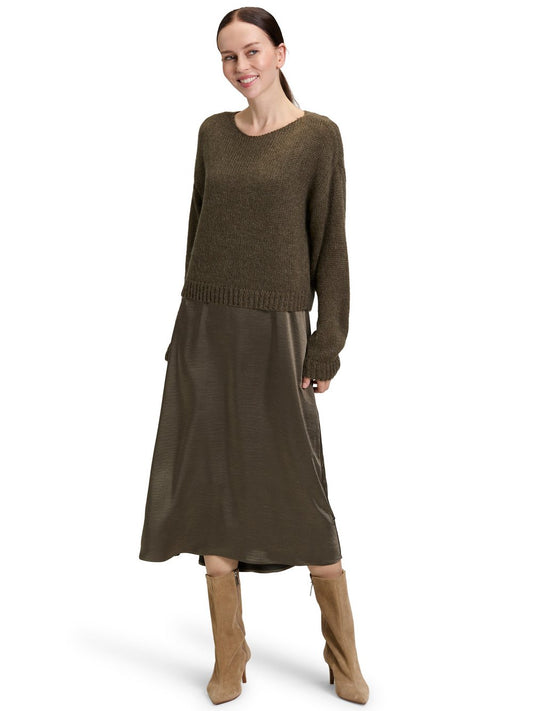 Robe Légère Kleid-Pullover-Set mit Mohair-Anteil Damen Grobstrick