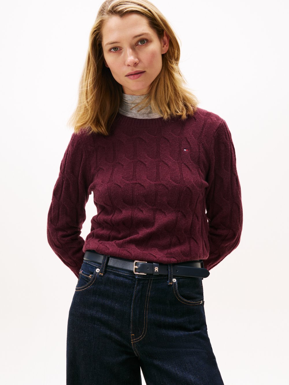 Tommy Hilfiger Strickpullover Damen Wolle