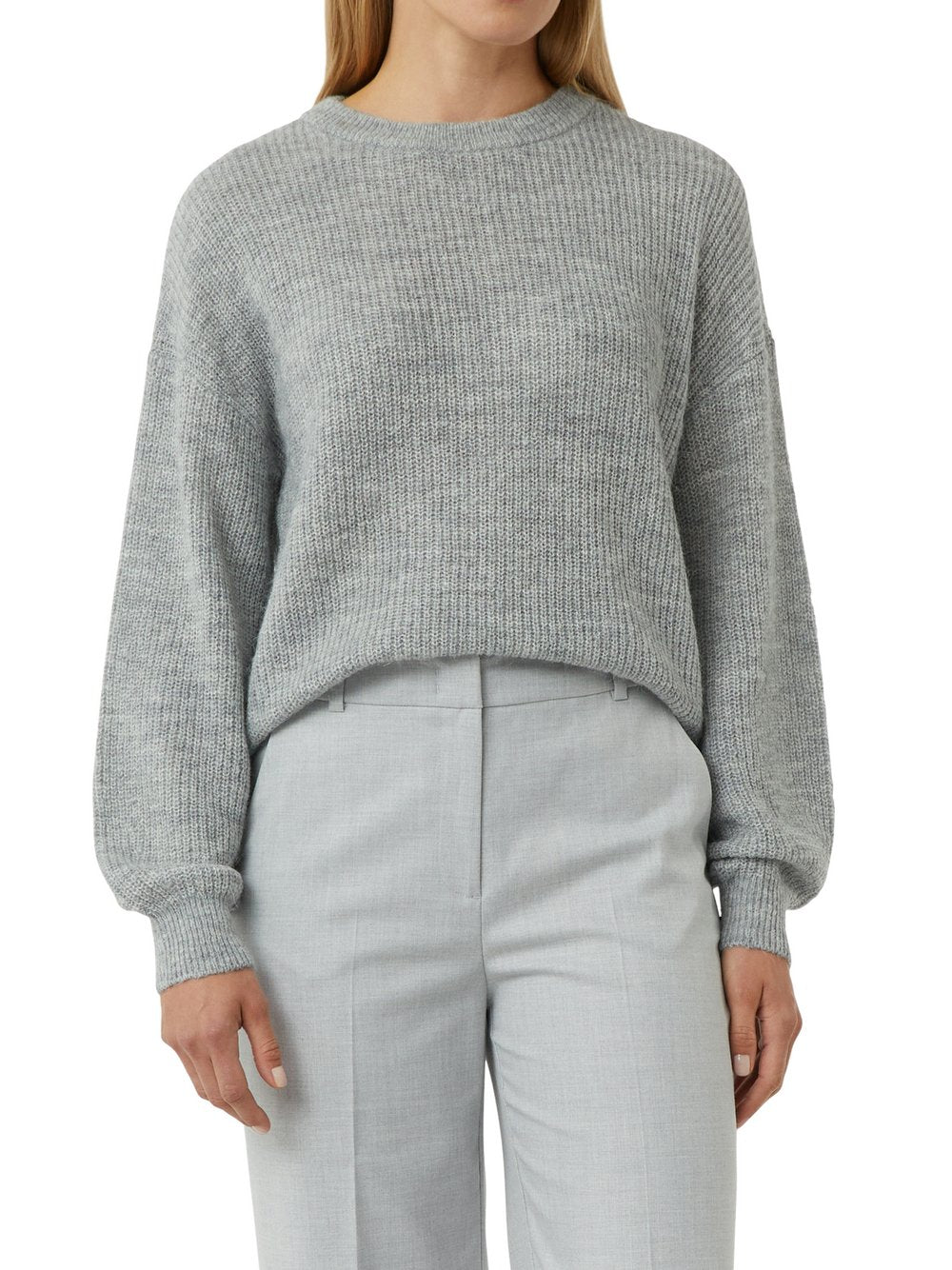 comma casual identity Strickpullover mit Alpaka-Anteil Damen meliert