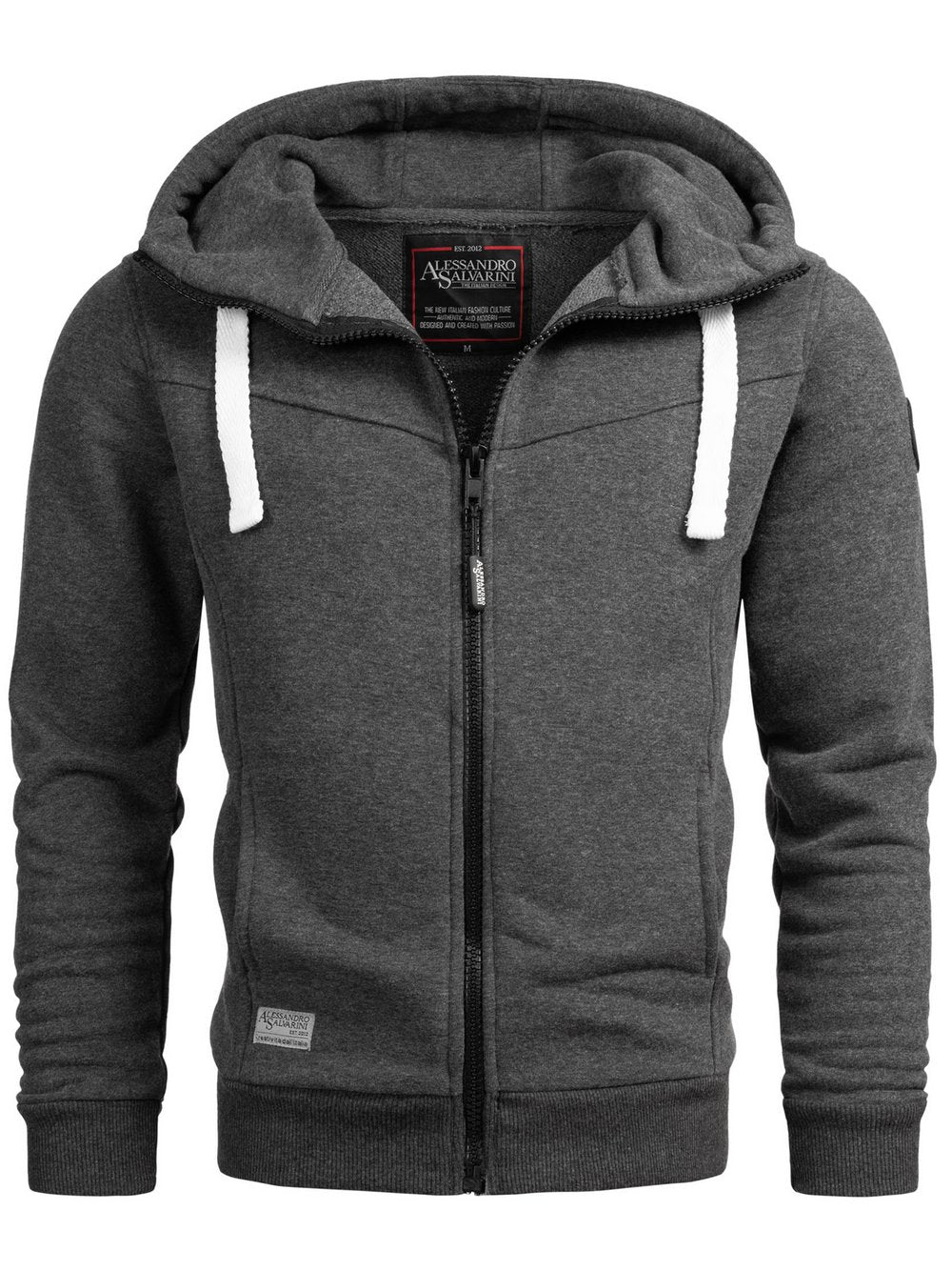 Alessandro Salvarini Sweatjacke Herren Baumwolle