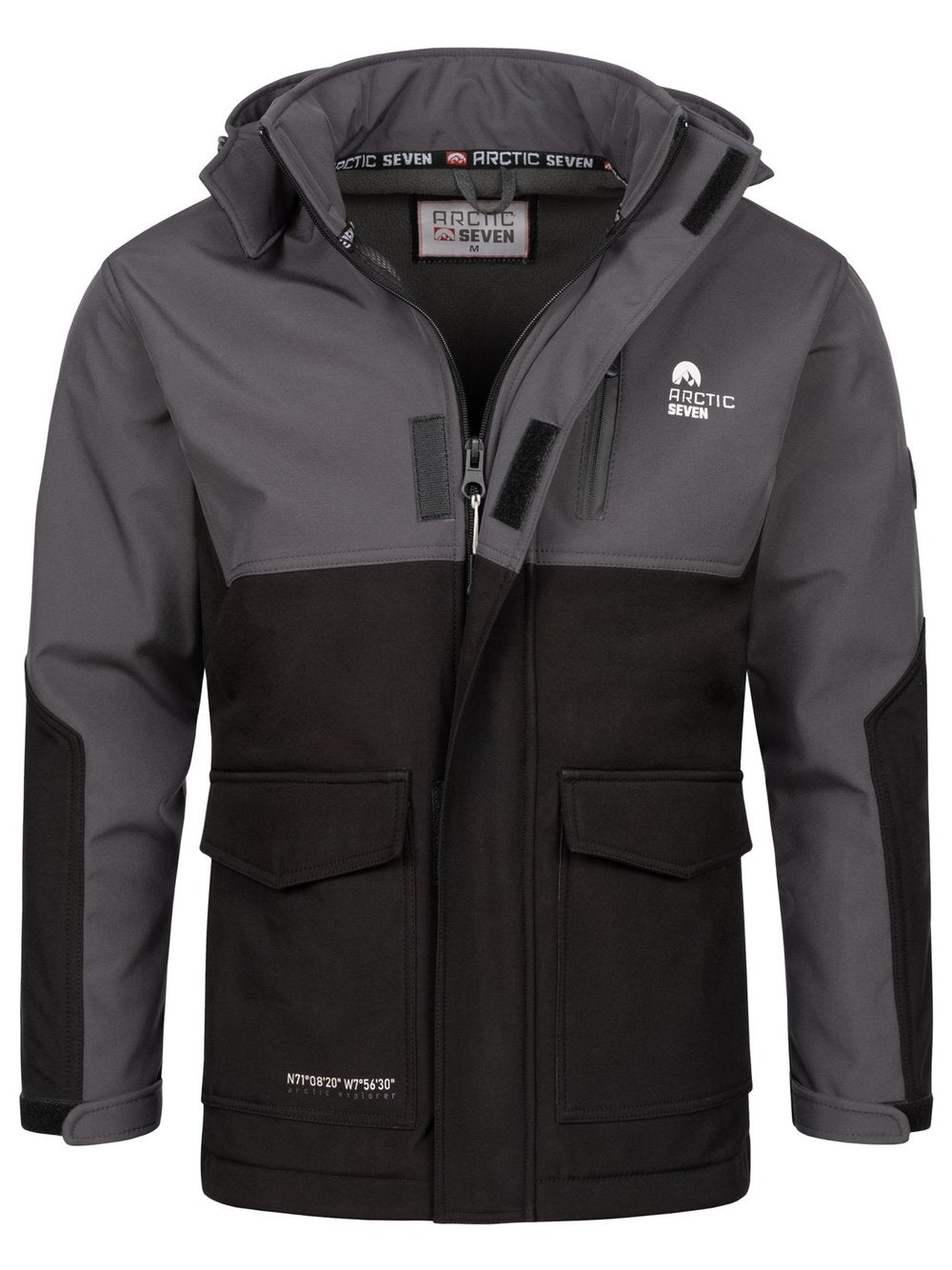 Arctic Seven Softshelljacke Herren Baumwolle