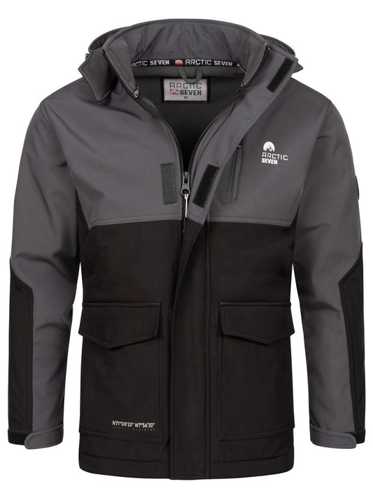 Arctic Seven Softshelljacke Herren Baumwolle