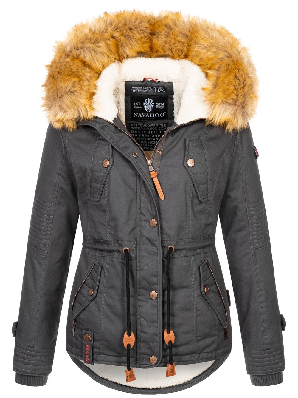 Navahoo Winterjacke Damen Baumwolle
