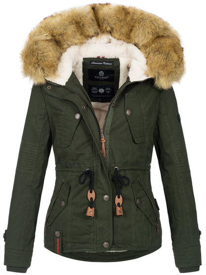 Navahoo Winterjacke Damen Baumwolle