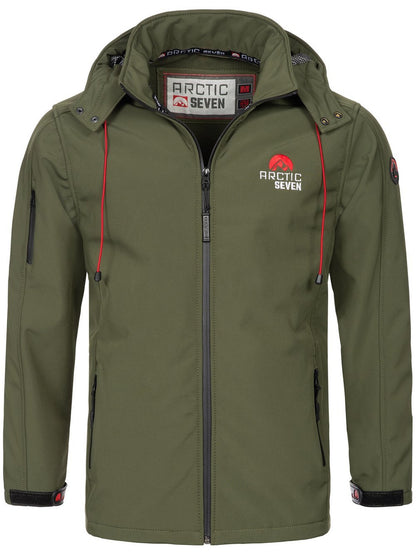 Arctic Seven Softshelljacke Herren Baumwolle