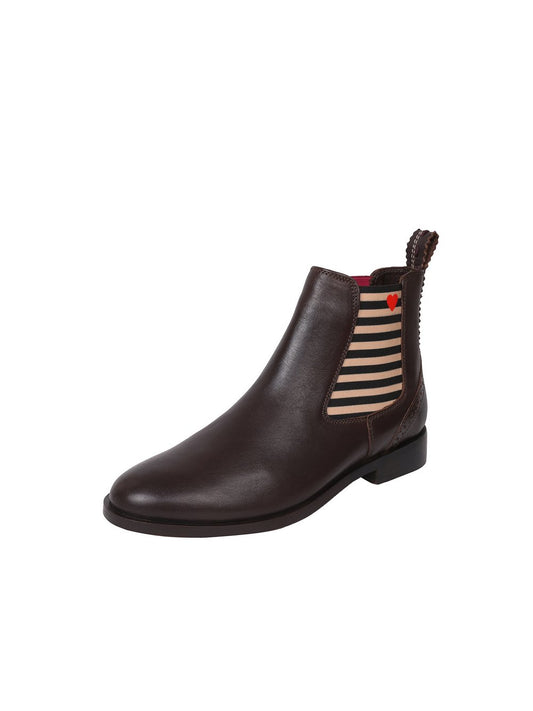 Crickit Chelsea-Boots Damen Leder bedruckt