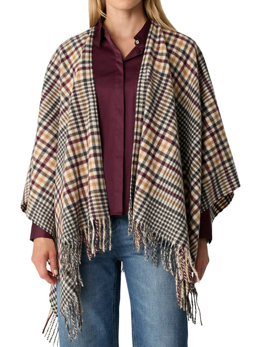 comma Schal Damen kariert