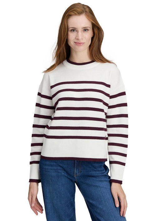 Betty & Co Pullover Damen Baumwolle gestreift