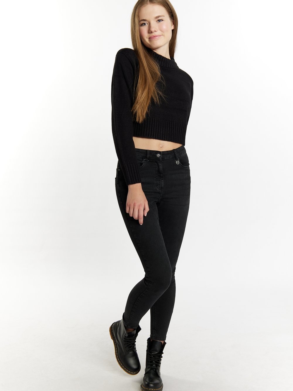 MyMo Kurzer Pullover Damen