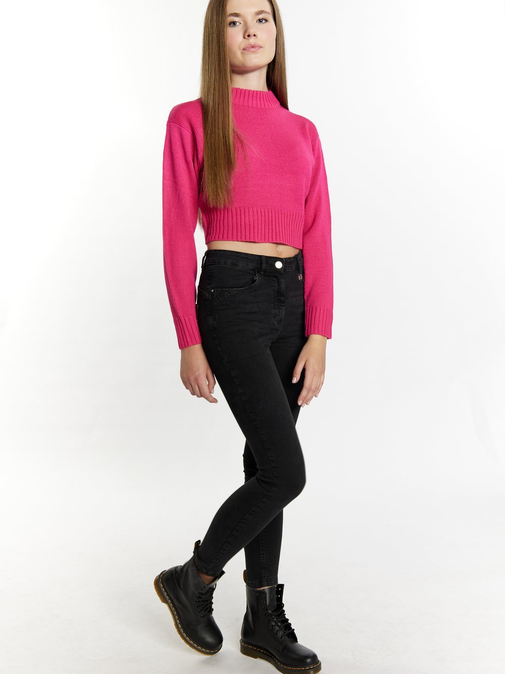 MyMo Kurzer Pullover Damen