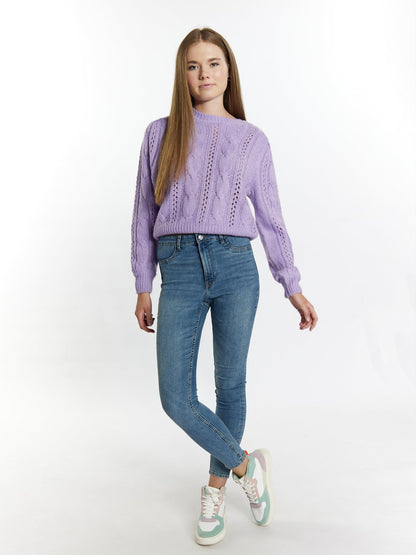 MyMo Strickpullover Damen gemustert