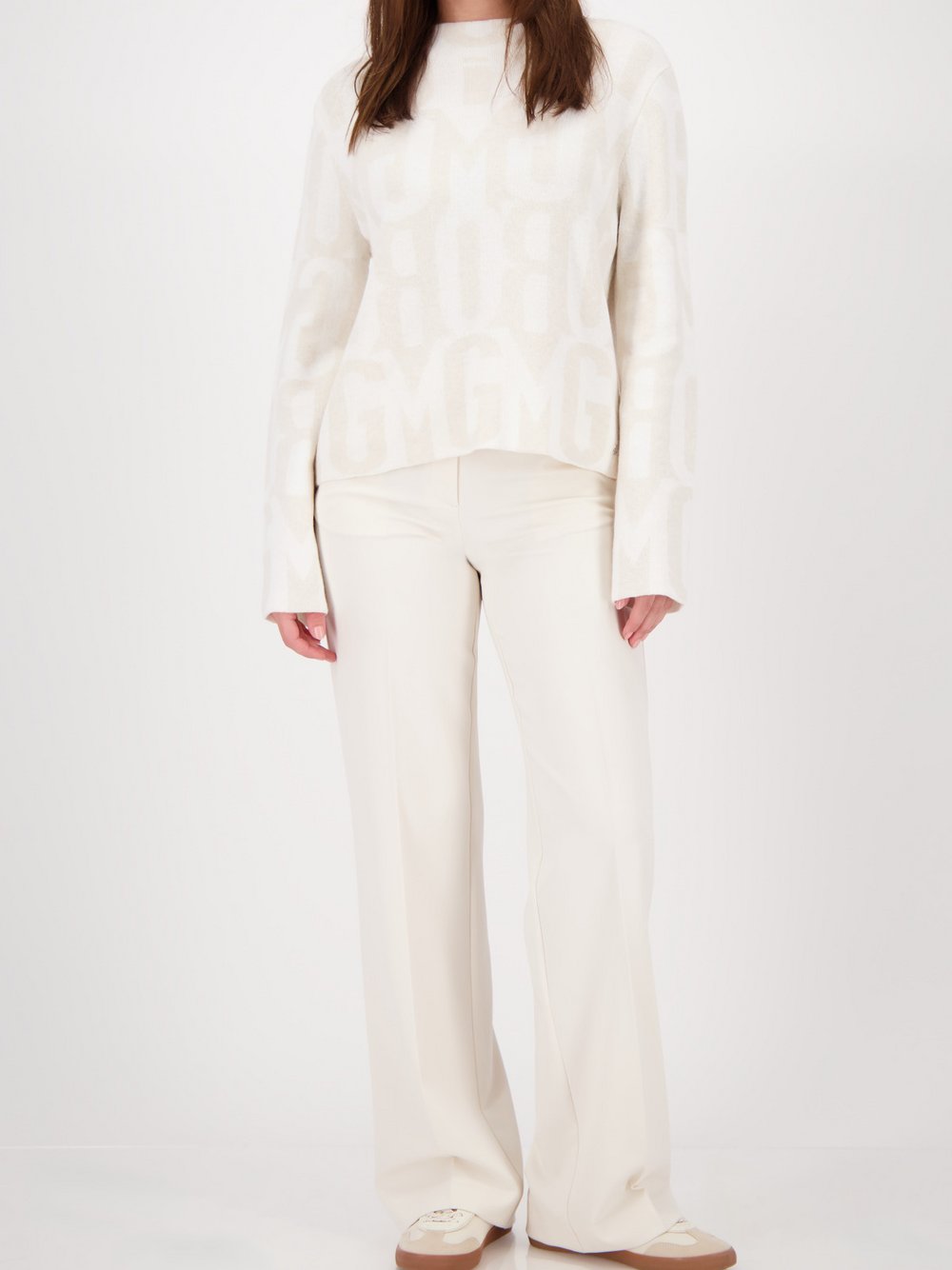 Monari Strickpullover Damen Feinstrick gemustert