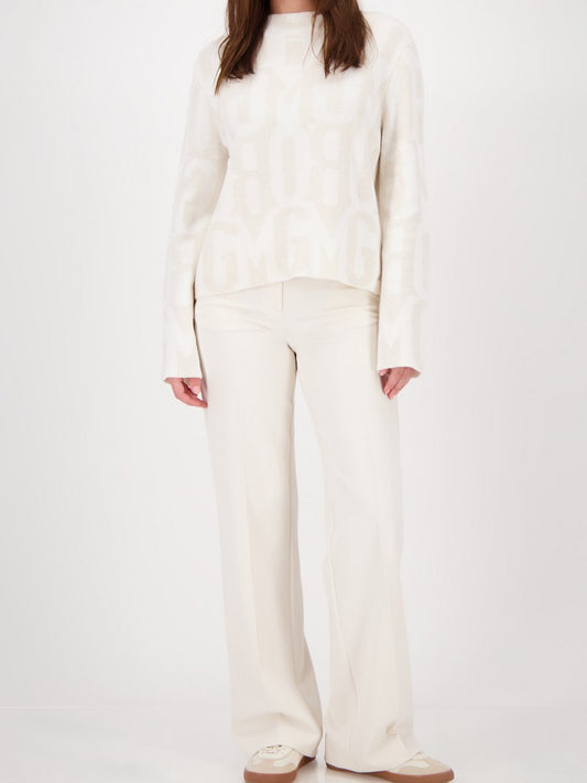 Monari Strickpullover Damen Feinstrick gemustert