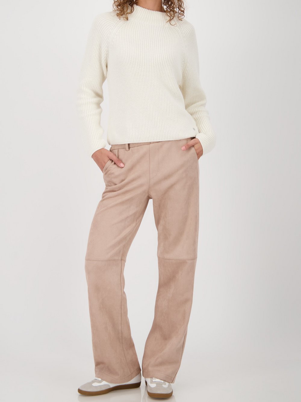 Monari Strickpullover Damen Rippe