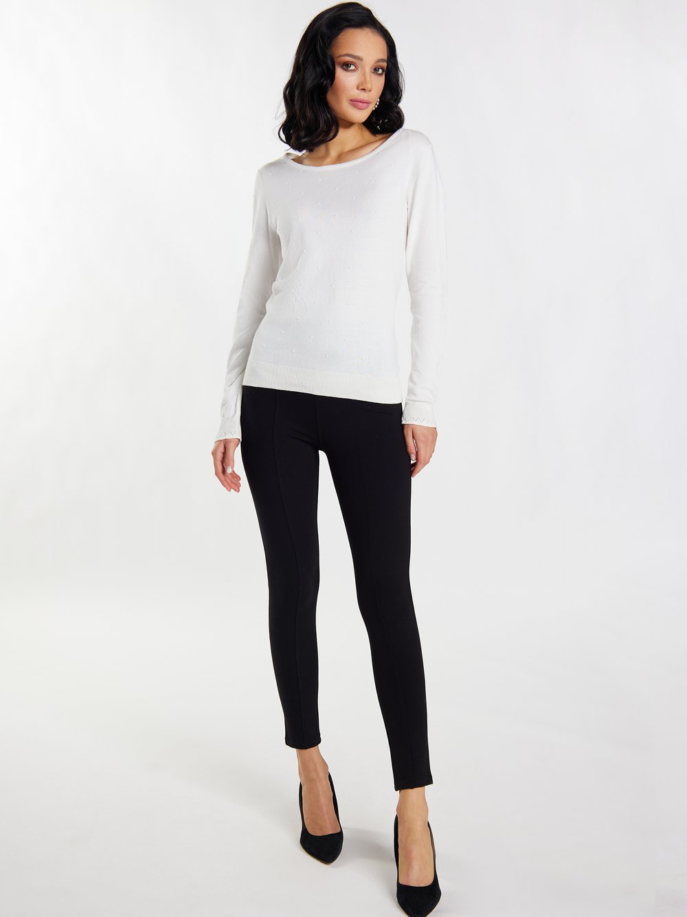 Faina Strickpullover Damen Baumwolle